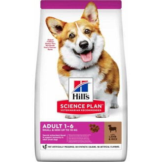 Hill's Science Plan Adult Small 300gr Dry Food for Adult Small Breed Dogs with Lamb