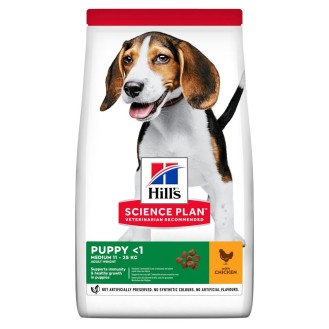 Hill's Science Plan Puppy <1 Medium 800gr Dry Food for Medium Breed Puppies with Chicken Hill's Science Plan Puppy <1 Medium 800gr Dry Food for Medium Breed Puppies with Chicken