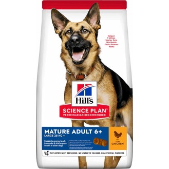Hill's Science Plan Mature Adult 6+ Active Longevity Large Breed 14kg Dry Food for Adult Large Breed Dogs with Chicken