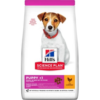 Hill's Science Plan Puppy <1 Small & Mini 3kg Dry Food for Small Breed Puppies with Chicken Hill's Science Plan Puppy <1 Small & Mini 3kg Dry Food for Small Breed Puppies with Chicken