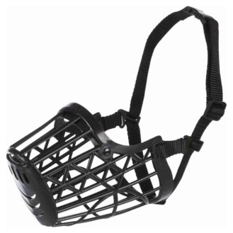Muzzle, Plastic S-M Black 20cm