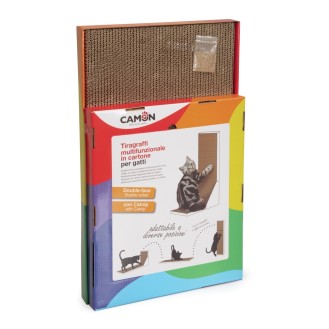 Multifunctional cardboard scratching pad for cats 96x34,5 cm.