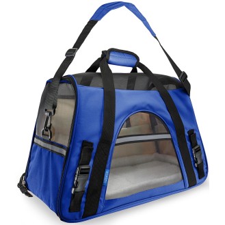 Fly Pet Carrier Blue 48x25x33cm